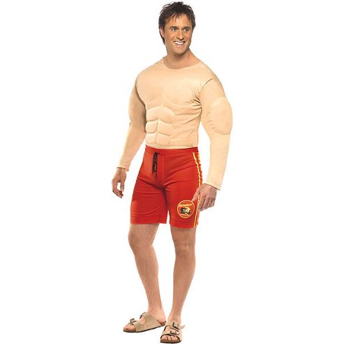 Image of Baywatch Lifeguard Man - Adult Costume Size: 38-40