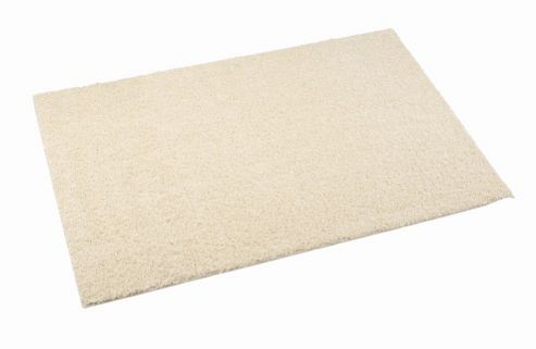 Image of Dandy Fiji Sugar White Shag Rug - Circular 100cm X 100cm