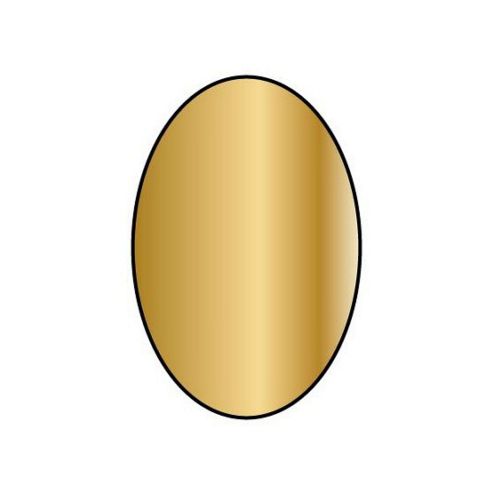 Image of Copper Blank Cb58 58 X 37 Mm Oval Pack Of 5
