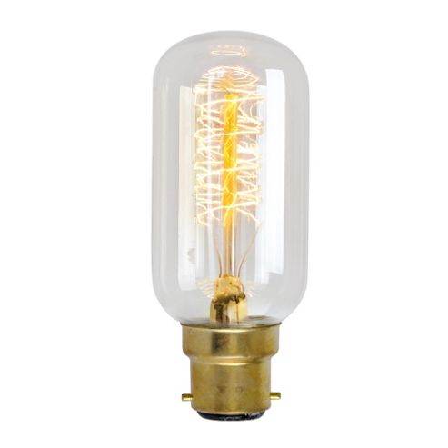 Image of Radio Valve Squirrel Cage Bulb With Helix Filament Bc Cap 30w
