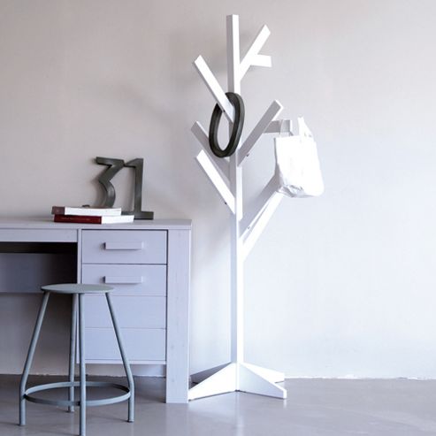 Image of Joost White Coat Stand