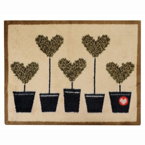 Image of Eco-friendly Door Mat - Hearts