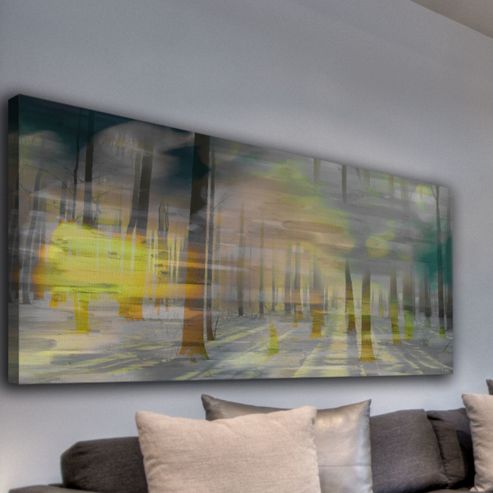 Image of Parvez Taj Copper Mountain Canvas Wall Art - 30 Cm H X 61 Cm W X 5 Cm D