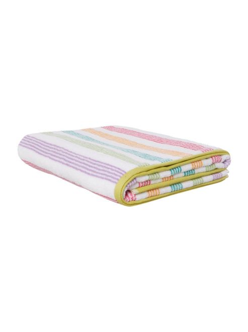 Image of Dickins & Jones Multi Stripe Bath Sheet