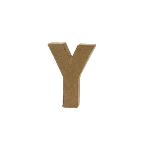 Image of Small Kraft Letter - Y