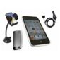 White WAVE Case, LCD Protector, Car Charger, Car Holder - Apple iPod Touch 4