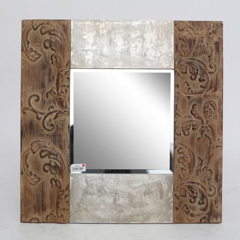 Image of Premier Housewares Bali Square Wall Mirror