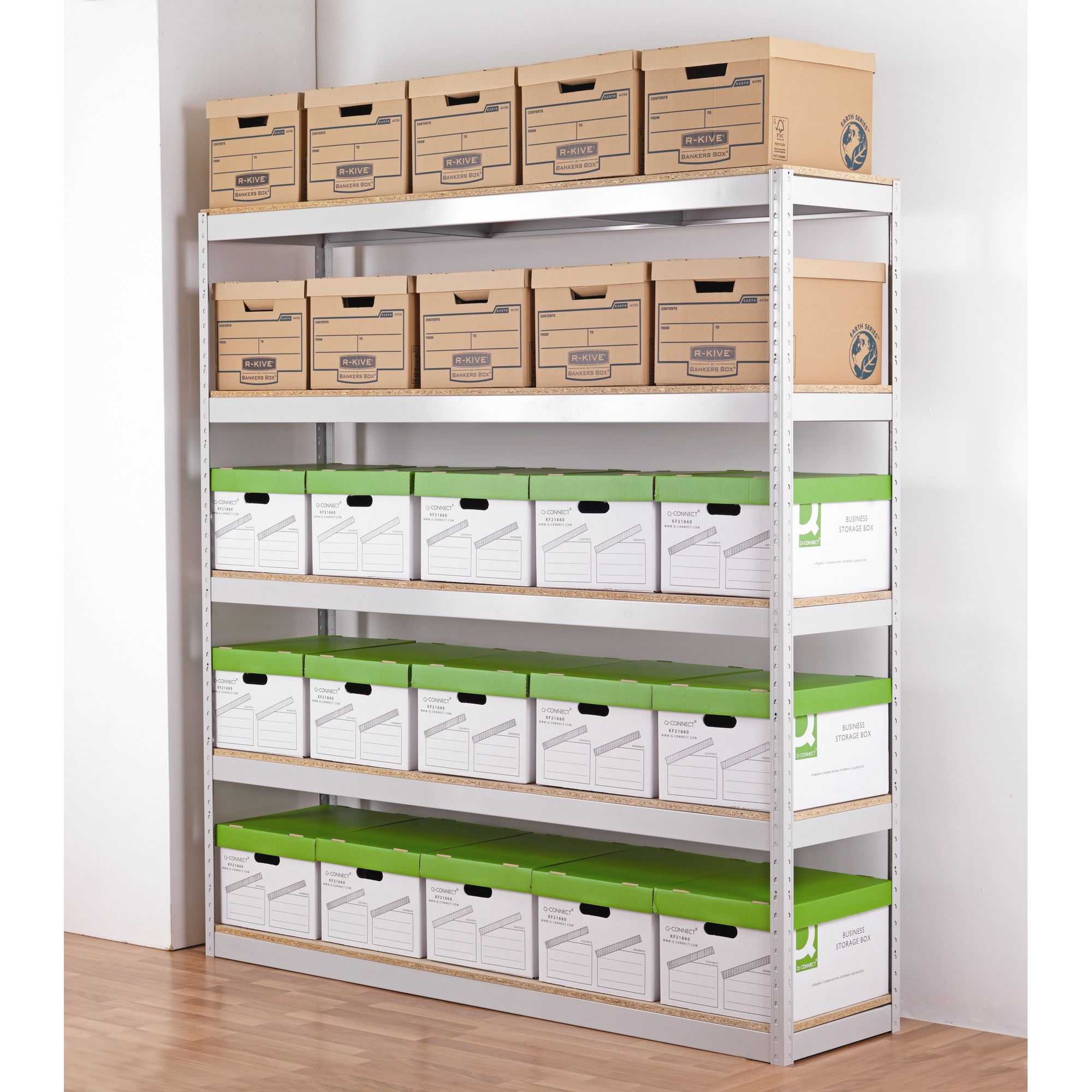 Office Sense Zamba Stock and Archive Shelving Unit at Tesco Direct