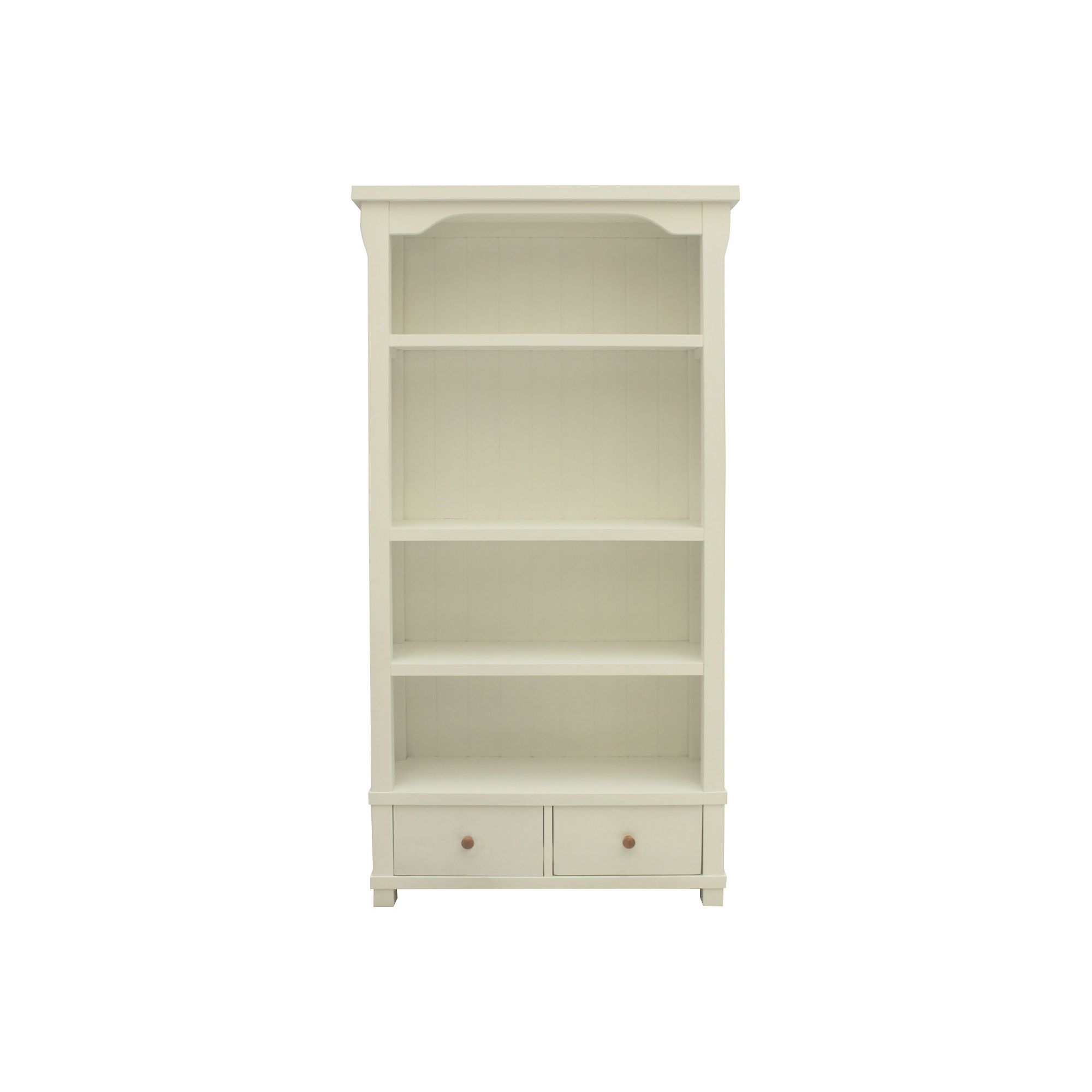 Baumhaus Hampton Large Bookcase with Two Drawers at Tesco Direct