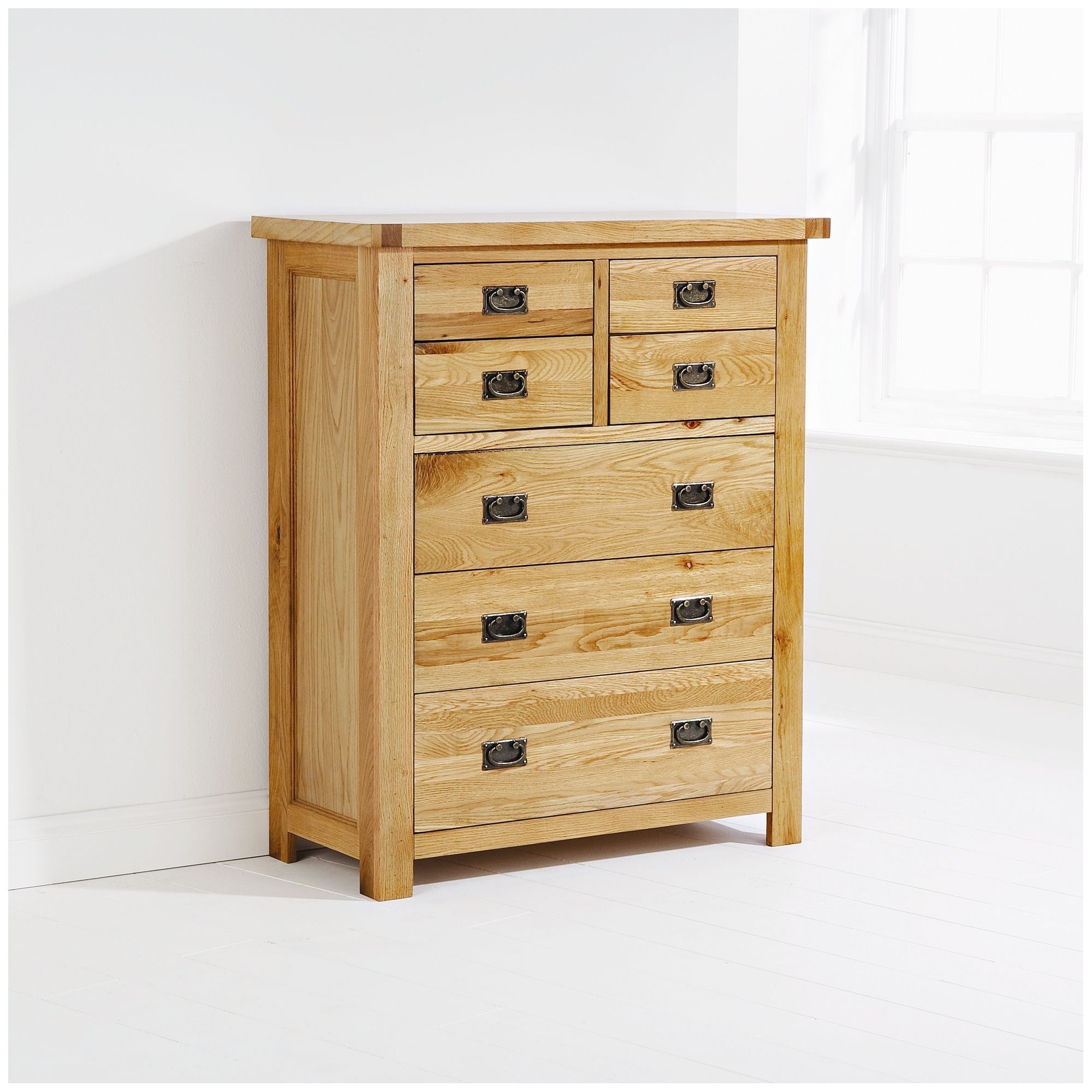 Elements Georgia 4 Drawers Over 3 Chest at Tesco Direct
