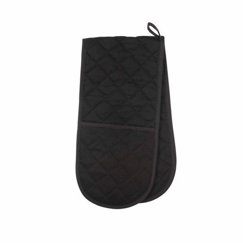 Image of Now Designs Colour Centre Double Oven Glove, Black