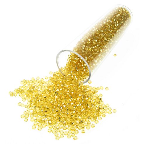 Image of T05/12 Gold Foil Lined Seed Beads 35g