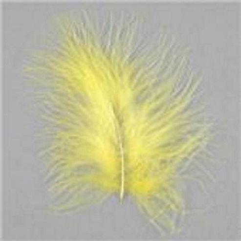 Image of Marabou Feathers Yellow