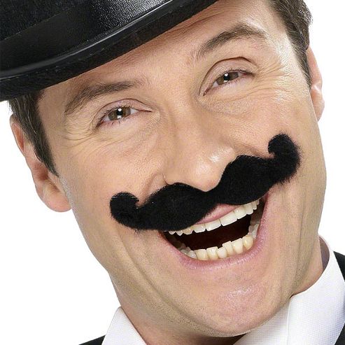 Image of Music Hall Moustache - Black