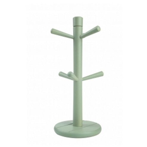 Image of T&g Colonial Home 6 Peg Mug Tree In Vintage Green