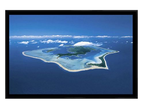 Image of Gloss Black Framed Bora Bora Poster