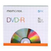 DVD-R 4.7GB 5-Pack