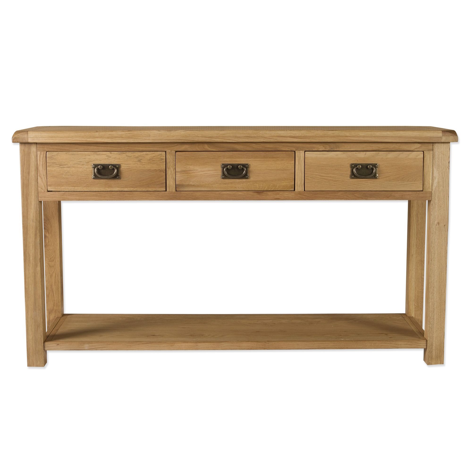 Elements Woodville Three Drawer Console Table at Tesco Direct