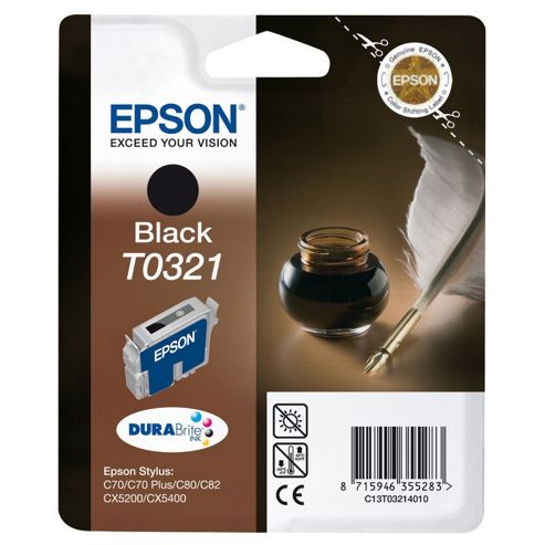 Image of Epson Twinpack Black T0321 Durabrite Ink