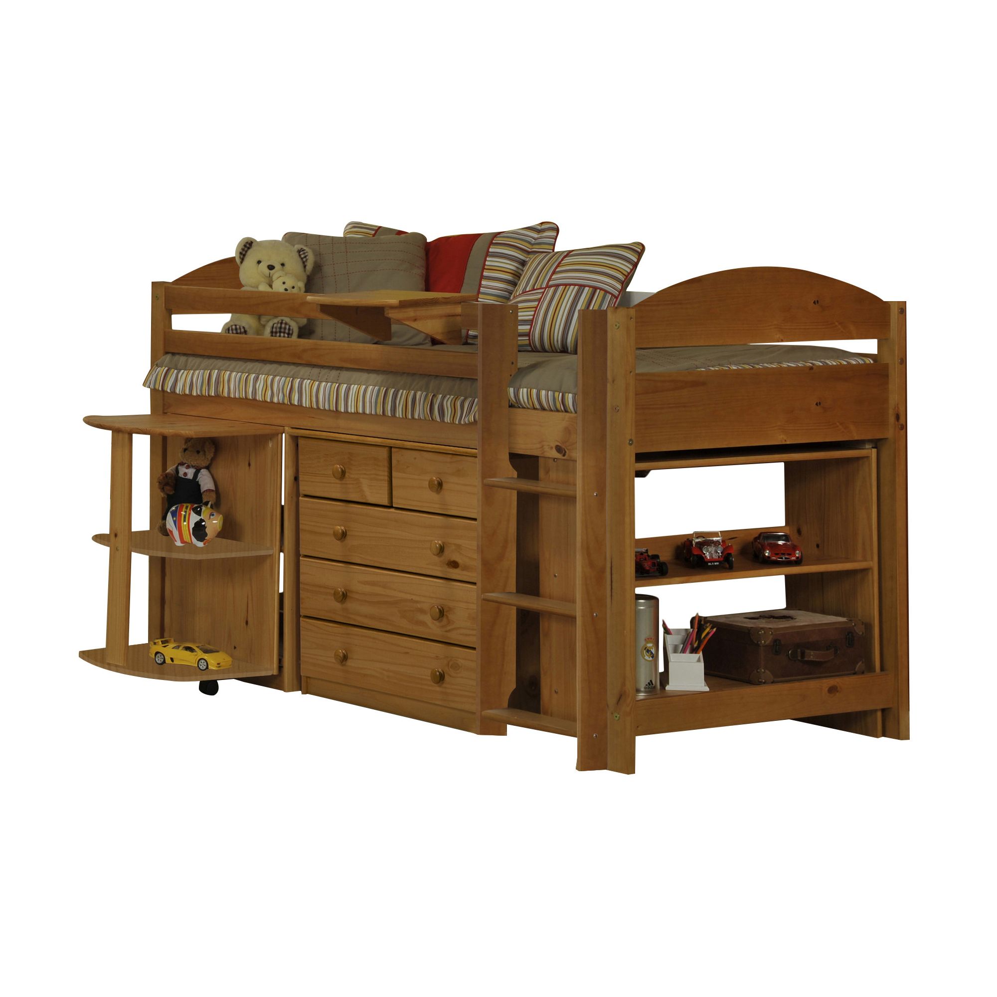 Verona Maximus Midsleeper with Underbed Furniture - Antique at Tescos Direct