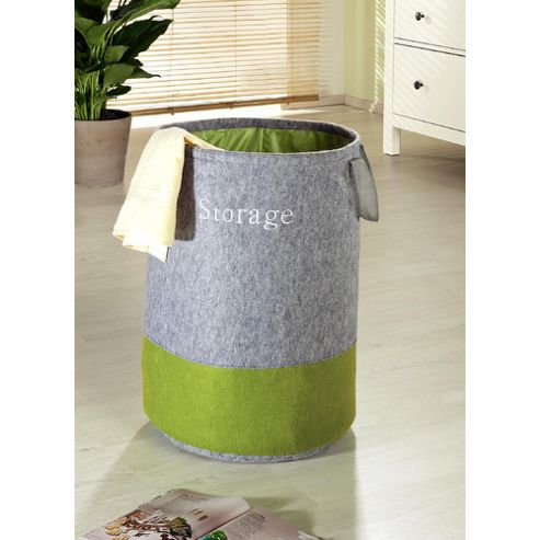 Image of Wenko Felt Pop-up Laundry Bag