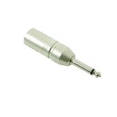Mono 6.35mm Plug To 3 Pole XLR Male