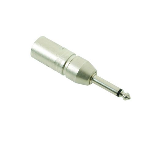 Image of Mono 6.35mm Plug To 3 Pole Xlr Male