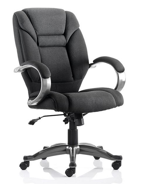 Image of Maestro Galloway Fabric Chair - Black