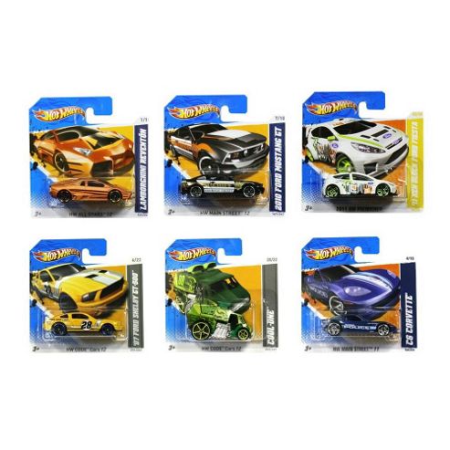 Image of Hot Wheels Set Of Six Random Cars/models