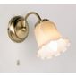 Endon Lighting Etched Wall Light in Antique