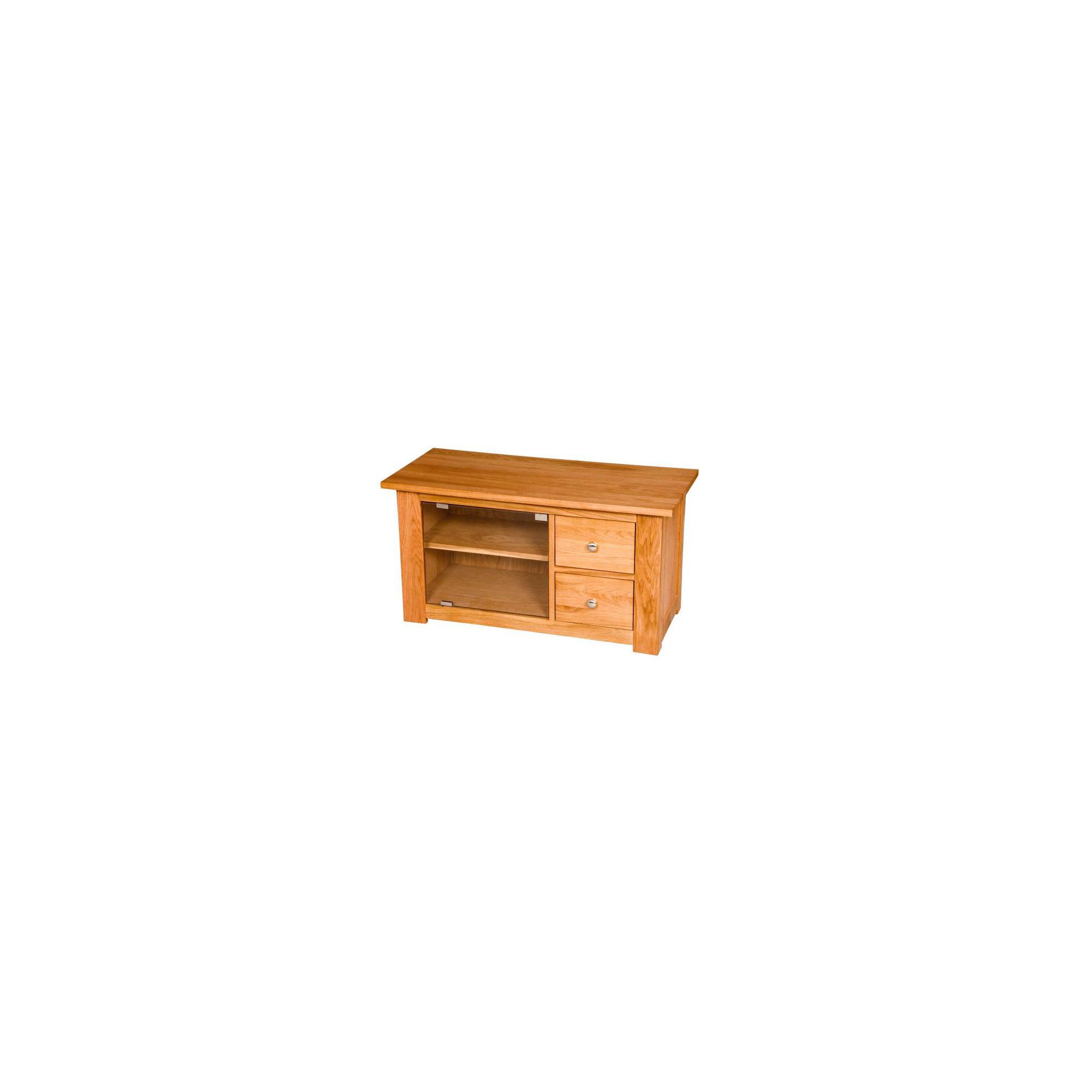 Elements Oakland 2 Drawer Oak TV Stand at Tesco Direct