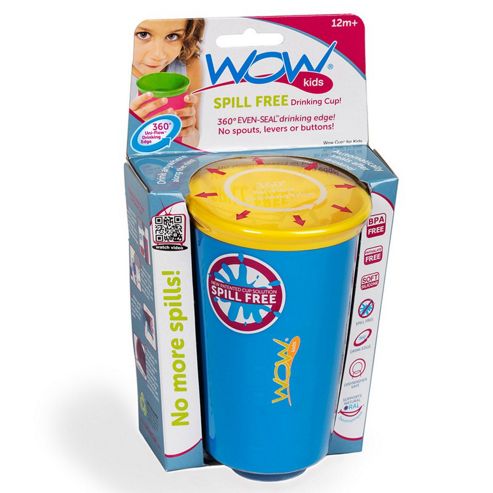Image of Wow Cup Spill Free Drinking Cup *blue*