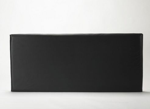 Image of Classic Quarters Toulon Upholstered Headboard - Black - Small Double (4')