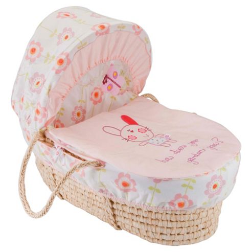 Image of Lollipop Lane Upsy Daisy Moses Basket (includes Toy)