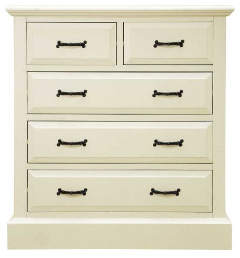 Image of Ultimum Hambleton Off White 2 Over 3 Chest Of Drawers