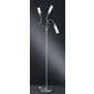Wofi Katar Floor Lamp in Nickel