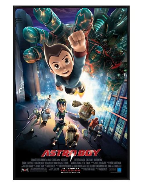 Image of Astro Boy Us Cinema Gloss Black Framed Poster