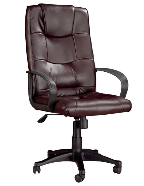 Image of Hispanohogar Office Armchair - Brown