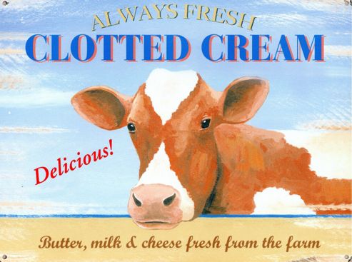 Image of Always Fresh Clotted Cream Tin Sign