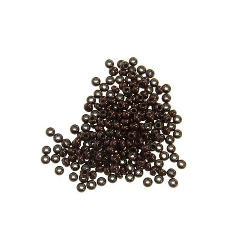 Image of Czech Seed Bead 10/0 Op Dark Brown