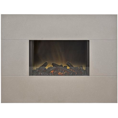 Image of Adam Nexus Grey Wall Hung Electric Fire