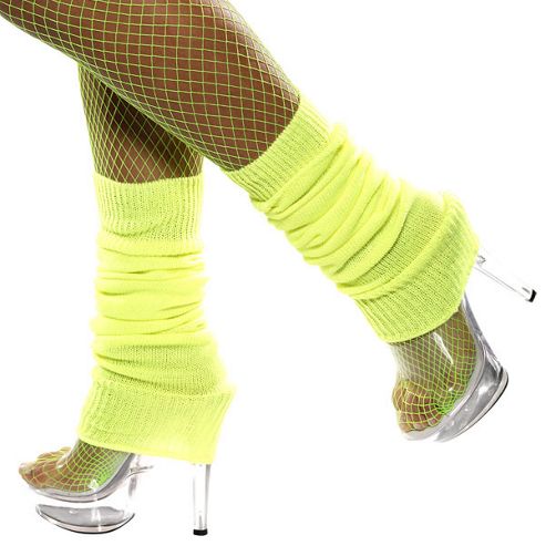 Image of Leg Warmers Neon Yellow