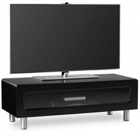 Image of Alphason Abr1100cb Gloss Black Tv Stand