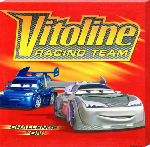 Image of Cars: The Movie Disney Cars; The Movie The Vitoline Racing Team Canvas Print