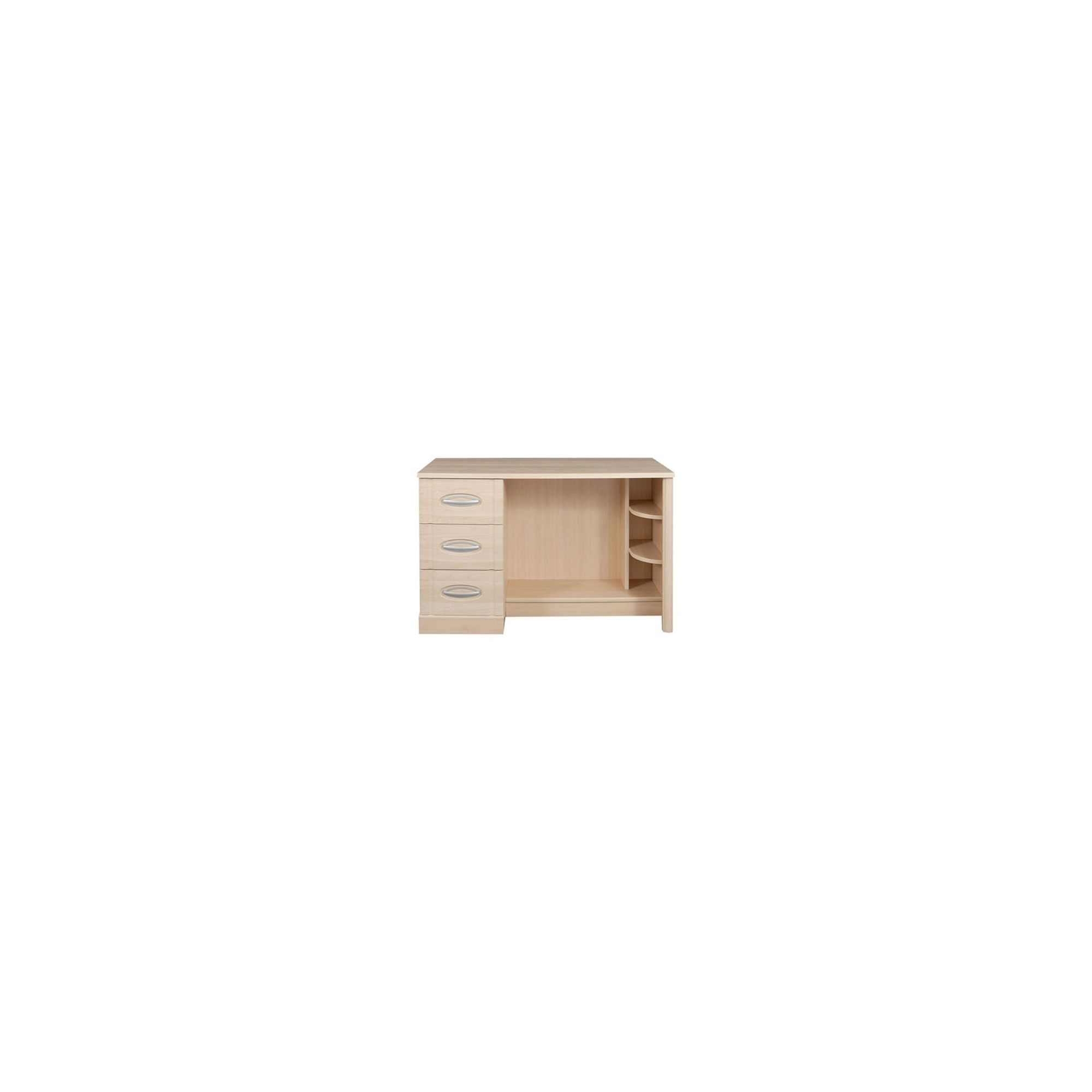 Caxton Strata Dressing Table Excluding Mirror in Pearwood at Tesco Direct