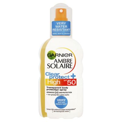 Garnier Ambre Solaire Clear Protect Spray Spf 50 200Ml