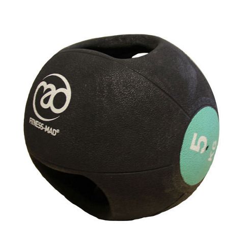 Image of Fitness-mad 5kg Double Grip Medicine Ball