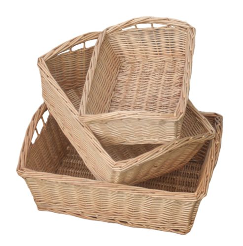 Image of Wicker Valley Deli Tray (set Of 3)