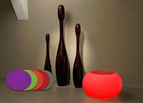Image of Moree Bubble Led Pro Table - Felt Cushion Antracite