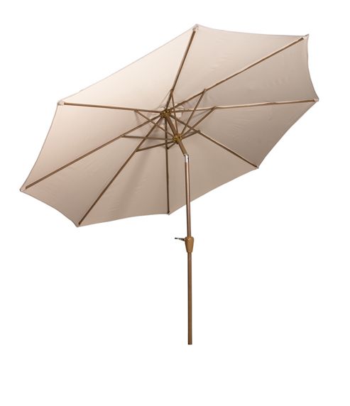 Image of Sahara 3m Woodlook Crank And Tilt Parasol (38mm Pole, 8 Ribs)